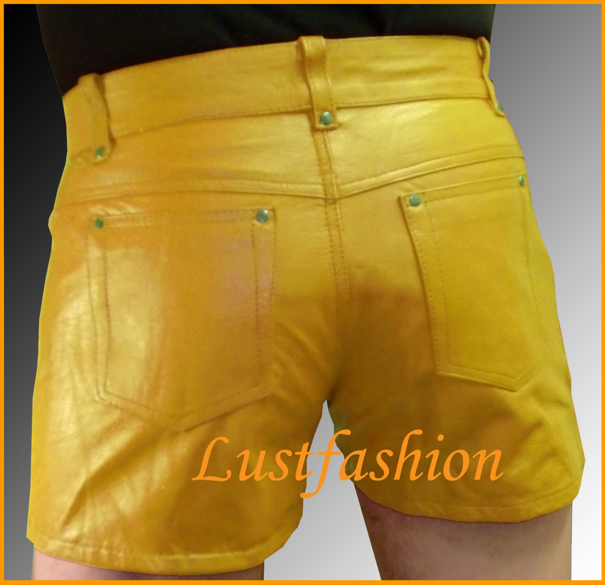 Leather Shorts Yellow Leather Pants New Ledershorts Gelb Ebay 5928