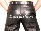 Preview: Cargo leather trousers black W34 L34