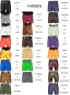 Preview: Ledershorts, Bermudashorts in verschiedenen Farben
