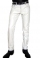 Preview: Leather trousers leather jeans white