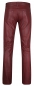 Preview: Leather trousers leather jeans wine red