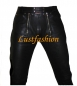Preview: Leather trousers in carpenter style in different colors