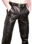 Preview: Cargo leather trousers in different colors