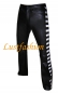 Preview: Leather trousers with stripes