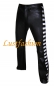 Preview: Leather trousers black - white W34 L30