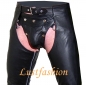 Preview: Leather chaps black W33 L34