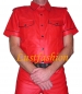 Preview: Leather shirt red