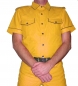 Preview: Lederhemd gelb