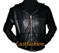Preview: Leather jacket with hood in different colors
