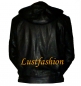 Preview: Leather jacket with hood in different colors