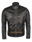 Preview: Design Lederjacke schwarz Lammleder