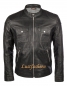 Preview: Design Lederjacke schwarz Lammleder