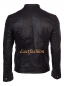 Preview: Design Lederjacke schwarz Lammleder