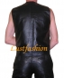 Preview: Leather vest in different colours