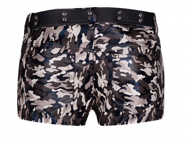 Shorts in camouflage-look