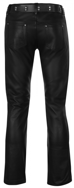 Cod Piece leather trousers black W36 L32