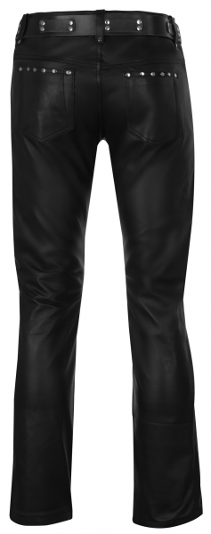 Design leather trousers in different colors