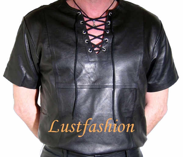 Leather shirt in different colors